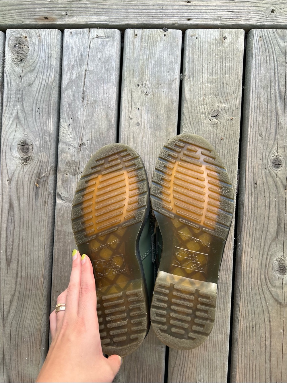 Dr. Martens Olive Green Tassel Loafers - Picture 2 of 2